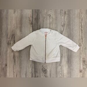 Cat & Jack White Eyelet Jacket for Kids